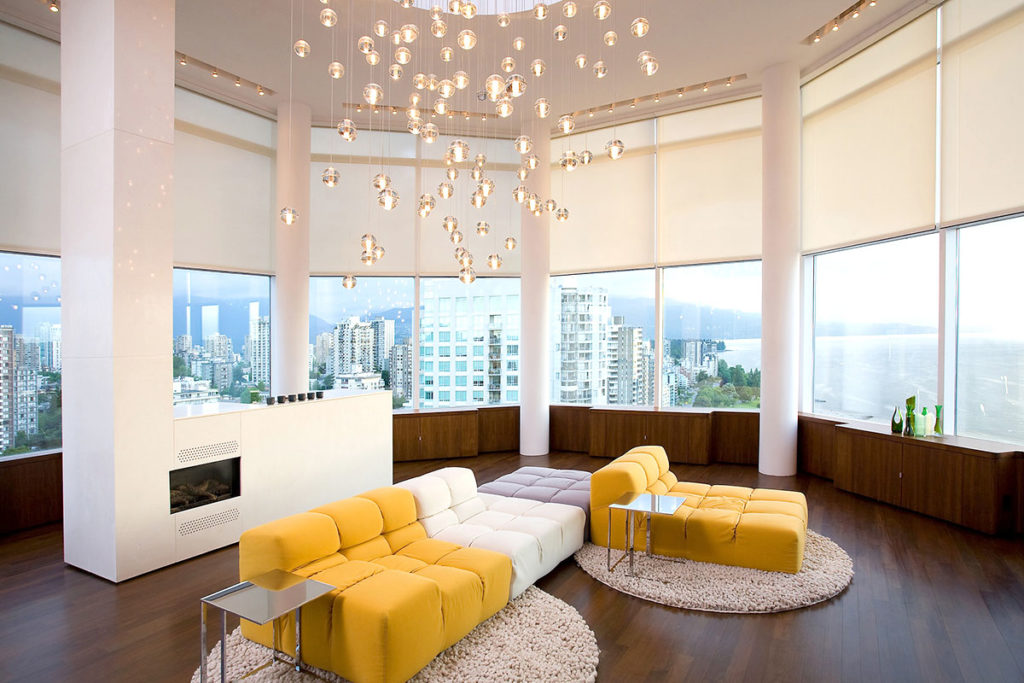 Cortinas motorizadas Hunter Douglas