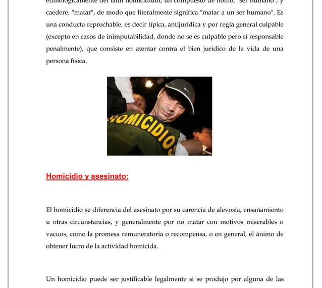 Homicidio Calificado: Caso de Tomás Antihuen