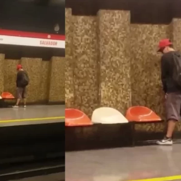Hombre escapa del Metro de Santiago tras no pagar pasaje