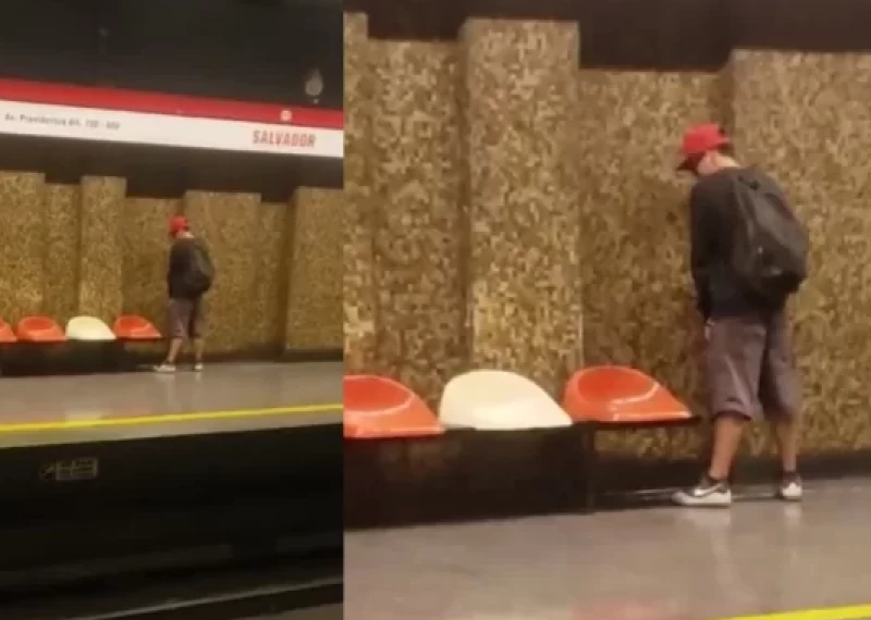 Hombre escapa del Metro de Santiago tras no pagar pasaje
