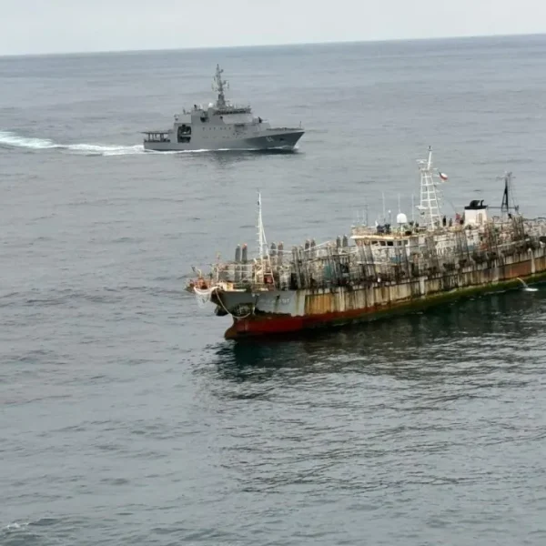 Fiscalización de la flota pesquera china en Chile